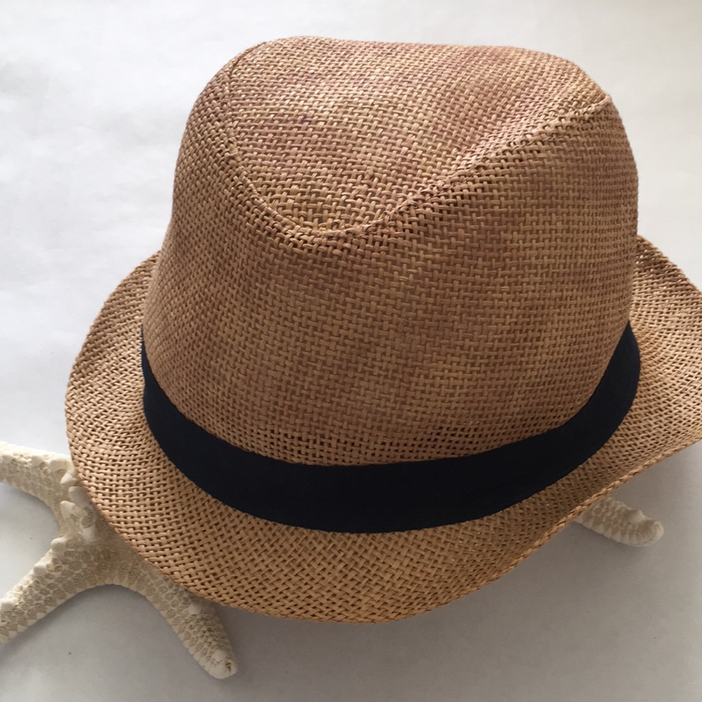 Gap kids straw fedora